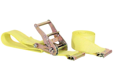 Buyers Products Tie Down Straps, E-Track, 2 In. X 16 Ft Ratchet W/Ftngs