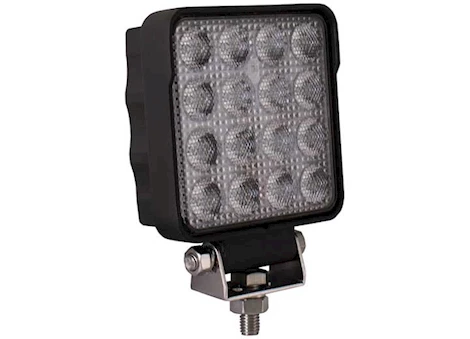 Buyers Products Square Led Flood Light, 12-48 Vdc, 16 Led, Clear,