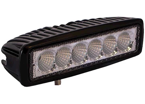 Buyers Products Rectangular Led Flood Light, 12-24 Vdc, 6 Led, Clear,