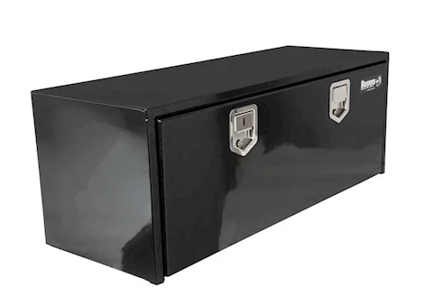 Buyers Products Black Steel Underbody Truck Toolbox with Paddle Latch - 48"Lx18"Wx18"H Main Image