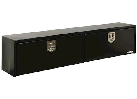 Buyers Products Black Steel Topsider Truck Toolbox with T-Handle Latch - 72"Lx13"Wx16"H