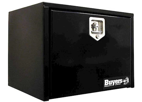 Buyers Products Black Steel Underbody Truck Toolbox with T-Handle Latch - 36"Lx16"Wx14"H