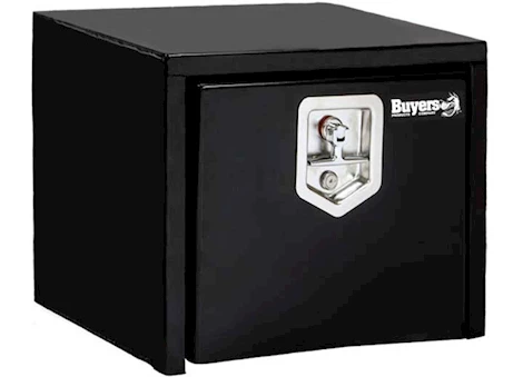 Buyers Products Black Steel Underbody Truck Toolbox with T-Handle Latch - 18"Lx12"Wx14"H