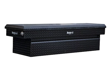 Buyers Products Black diamond tread aluminum crossover truck tool box (13x20x63 inch) Main Image
