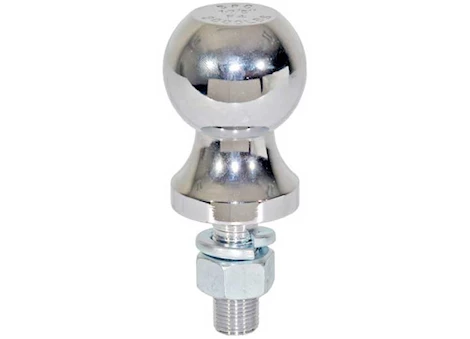 Buyers Products 2in x 1in x 2 1/8in chrome hitch ball Main Image