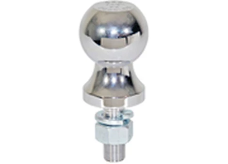 Buyers Products Chrome Towing Hitch Ball, 2 In. X 1-1/4 In. X 2-1/4 In., 7, 500 Lb. Main Image
