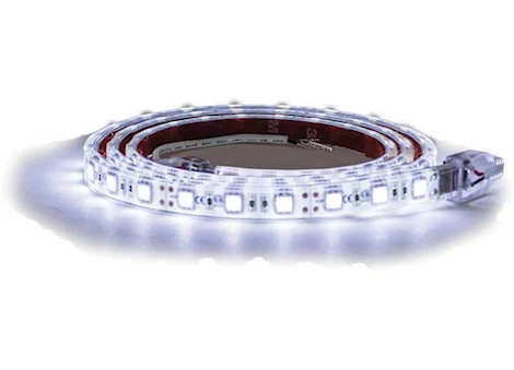 Buyers Products Led Strip Light With 3M Adhesive Back, 48 In., Clear, Cool, 12Vdc, 72 Led