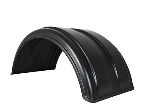 Buyers Products Fender,poly19.5in dual rear wheels,blk Main Image