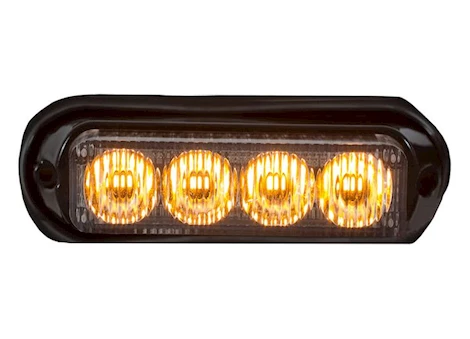Buyers Products Light,strobe,4-3/4in,4 led, amber, Main Image