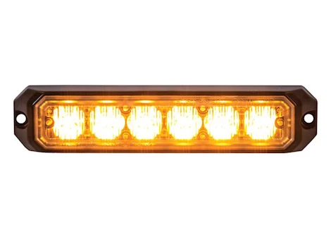 Buyers Products 5 Inch Led Strobe Light, Amber, 10-24 Vdc