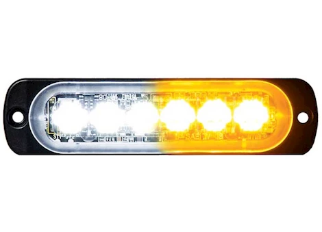 Buyers Products LIGHT,STROBE,4-3/8IN,6-LED,AMBER/CLEAR