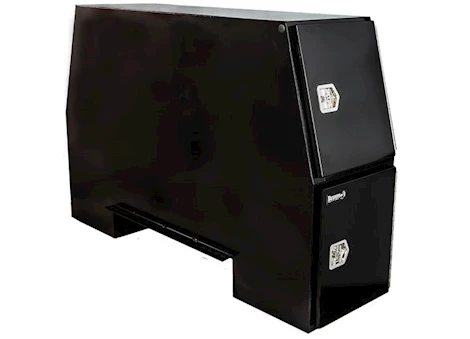 Buyers Products Toolbox,b-pack,82x65x24 w/mnt rail,black Main Image