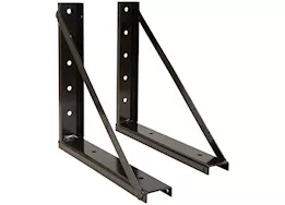 Buyers Products Steel Truck Box Mounting Brackets 3 In. X 18 In. X 18 (Pair)
