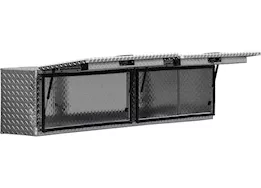Buyers Products 18x16x72in dia tread alum topsider truck box w/flip-up doors
