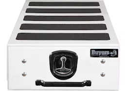 Buyers Products 12x48x20 smooth white aluminum slide out truck bed box