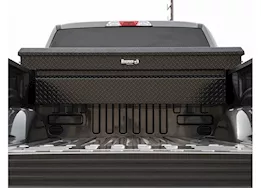 Buyers Products Black diamond tread aluminum crossover truck tool box (18x20x71 inch)