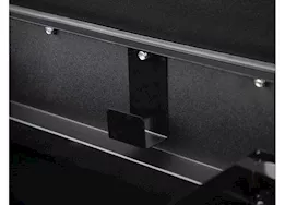 Buyers Products Matte blk diamond tread alum crossover truck tool box (23x20x71 inch)