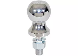 Buyers Products 2in x 1in x 2 1/8in chrome hitch ball