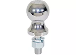 Buyers Products Chrome Towing Hitch Ball, 2 In. X 1-1/4 In. X 2-1/4 In., 7, 500 Lb.