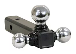 Buyers Products Class 3 Tri-Ball Hitch With Chrome Towing Balls