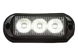 Buyers Products Light,strobe,3-7/8in,3 led, clear,