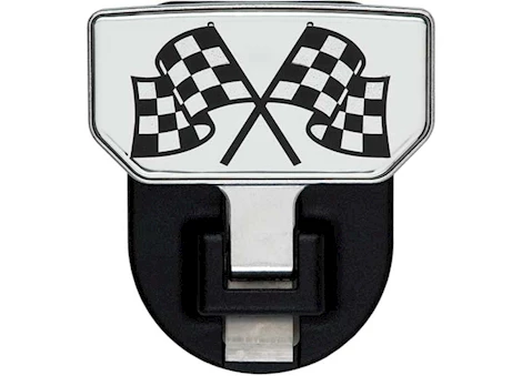Carr Hd universal hitch step checkered flag Main Image