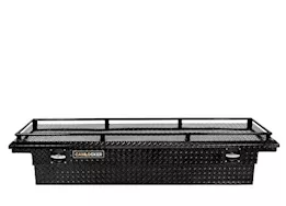 Cam Locker 71in x 20w x 14d cam locker toolbox gloss black low profile w/rail