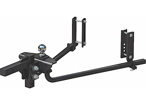 Curt Manufacturing Trutrack 2pt 1000lb tongue/10000lb gtw weight distribution unit w/2x sway control + shank & ball Main Image