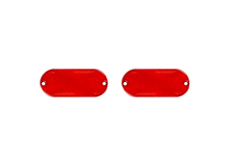 Curt Manufacturing Replacement 18113 reflectors for aluminum cargo carrier - 2-pack Main Image