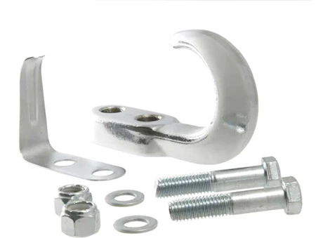 Curt Manufacturing Tow hook w/hardware chrome 10000 qtw packaged Main Image