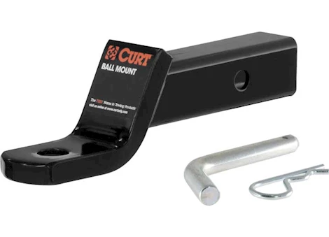 Curt Manufacturing Packaged ball mount w/pin and clip Main Image