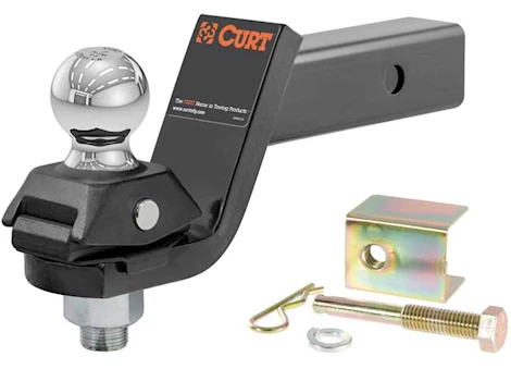 Curt Manufacturing Rockerball cushion hitch w/2in ball 2in shank 7,500lb 3in drop) Main Image