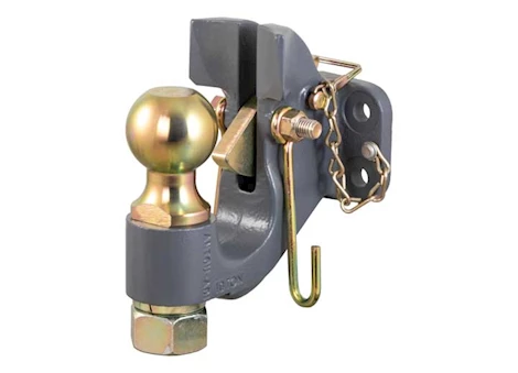 Curt Manufacturing Securelatch ball & pintle hitch (2 5/16in ball, 20,000lb) Main Image
