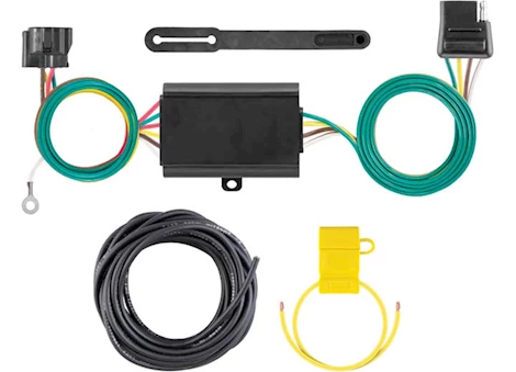 Curt Manufacturing Towed-vehicle rv harness 4way flat add-on Main Image