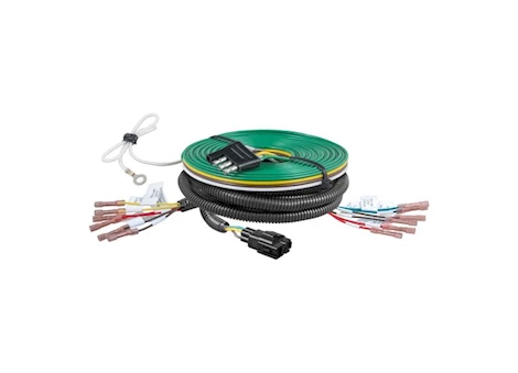 Curt Manufacturing Universal splice-in towed-vehicle rv wiring harness for dinghy towing Main Image
