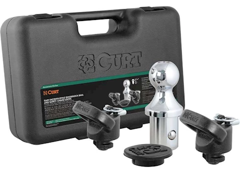 Curt OEM Compatible Gooseneck Ball and Safety Chain Anchor Kit