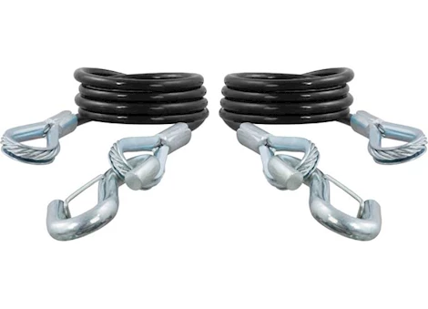 Curt Safety Cables - Pack of 2 Main Image