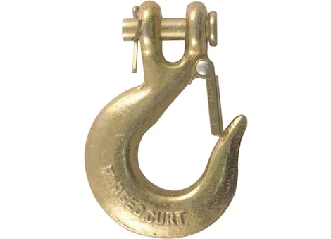 Curt Manufacturing 1/4 in clevis safety latch hook grade 70 12600 lb gvwr Main Image
