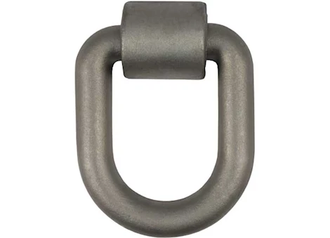 Curt Manufacturing 3in x 4in weld-on tie down d-ring 15587lb cap raw steel Main Image