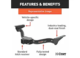 Curt Manufacturing (kit item=13462+13466-sk)17-c pacifica hybrid class iii receiver hitch