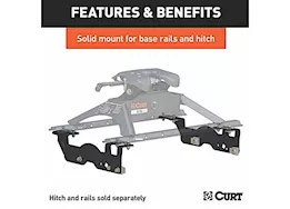 Curt Manufacturing 15-c f150 custom 5th wheel bracket kit(use w/cur16104orcur16204)