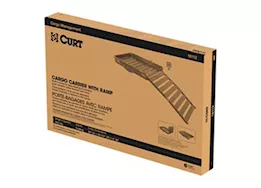 Curt Manufacturing 50in x 30 1/2in class iii aluminum cargo carrier w/ramp