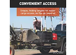 Curt Manufacturing Universal truck bed extender w/fold down tailgate