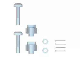 Curt Manufacturing Replacement 5th wheel puck system anchors for ram (small, fits 16021, 16022)