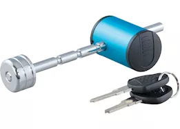 Curt Manufacturing Adjustable coupler lock w/blue anodized head