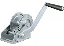 Curt Manufacturing 3.25:1 gear ratio 3/4in hub diameter 5 1/2in handle length w/o strap 900lb capacity hand winch