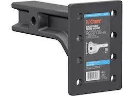 Curt Manufacturing Class v adjustable pintle mount 2 1/2in shank 7 1/4in h x 10 3/4in l 20,000lbs