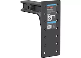 Curt Manufacturing Class v adjustable pintle mount 2 1/2in shank 12 1/2in h x 10 3/4in l 20,000lbs