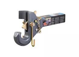 Curt Manufacturing Securelatch receiver-mount pintle hook (2in shank, 14k, 2 1/2in or 3in lunette)
