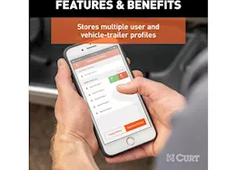 Curt Manufacturing Echo wireless brake control-plug&play install between vehicle-trailer 7 way connection